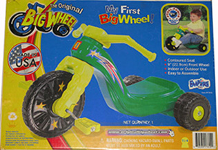 Original Big Wheel Boys Green Empire 9"